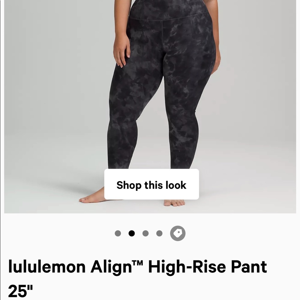 LULULEMON ALIGN 25” DIAMOND DYE LEGGINGS